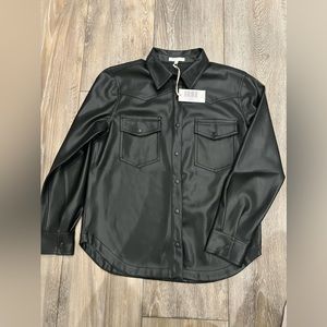 ZSupply Leather Shacket